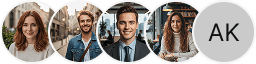 Several investor profile avatars displayed in the Bright Keepsomery trading review section